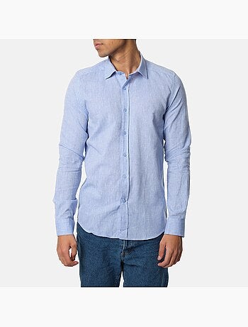 Chemise manches longues en lin