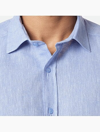 Chemise manches longues en lin