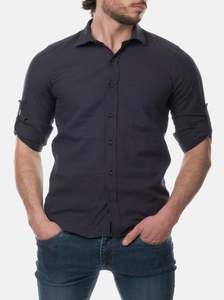 Chemise manches longues en lin
