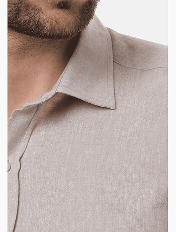 Chemise manches longues en lin