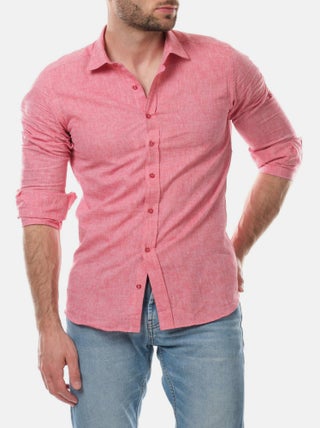 Chemise manches longues en lin