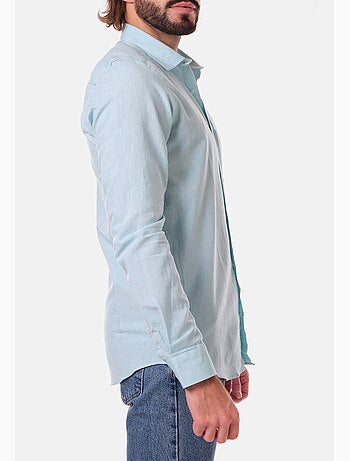 Chemise manches longues en lin