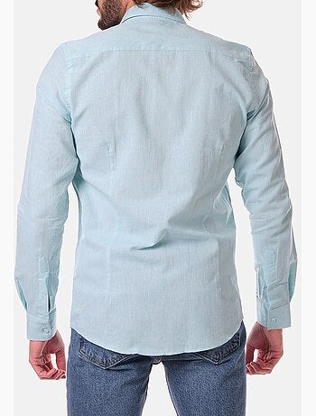 Chemise manches longues en lin