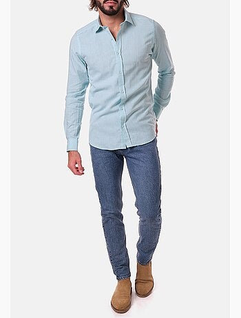 Chemise manches longues en lin