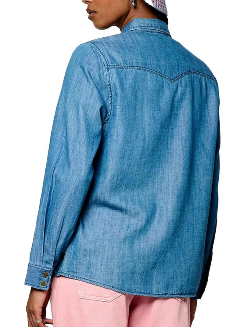 Chemise Manches Longues Femme Kaporal Bleu - Kiabi