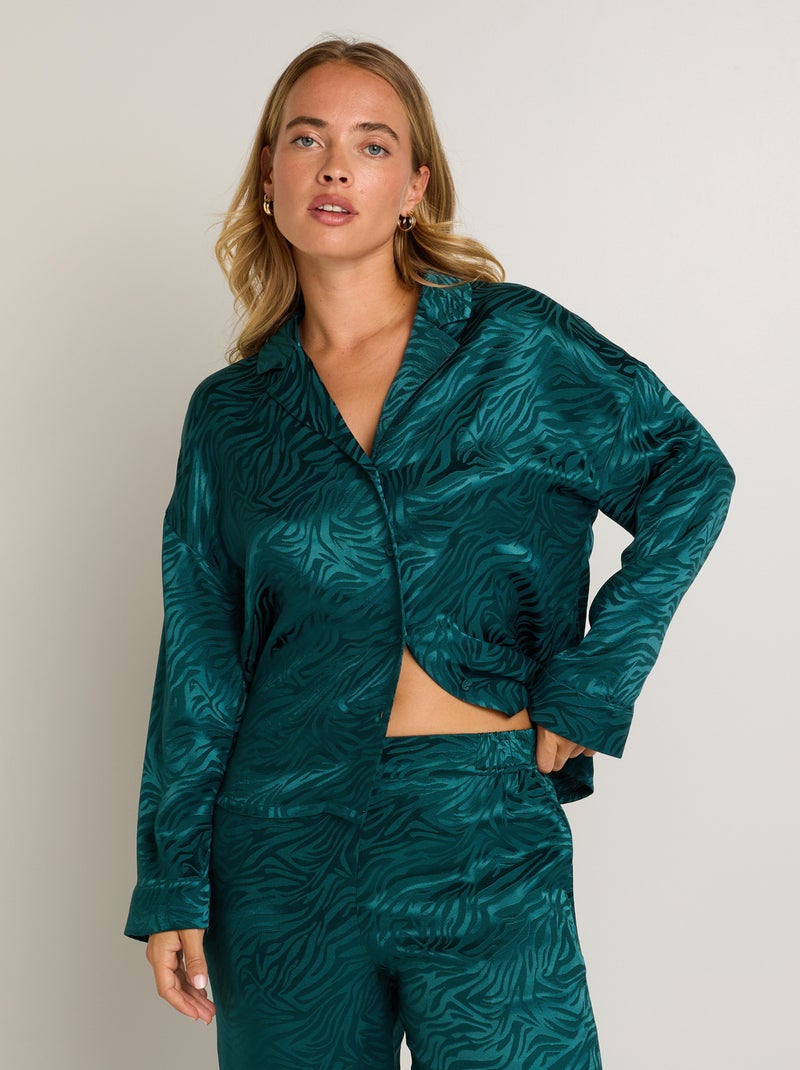 Chemise manches longues Frimousse - RougeGorge Lingerie Vert foncé - Kiabi
