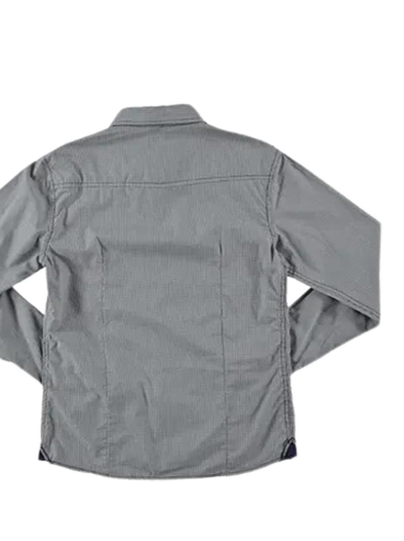 Chemise manches longues garçon ECLANK - SRK Gris - Kiabi