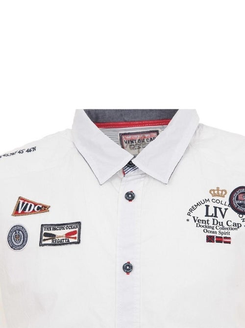 Chemise manches longues garçon ECLANVER - VENT DU CAP - Kiabi