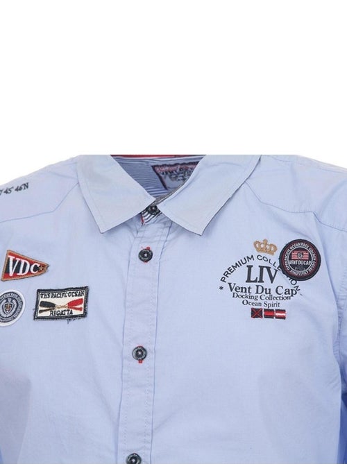 Chemise manches longues garçon ECLANVER - VENT DU CAP - Kiabi
