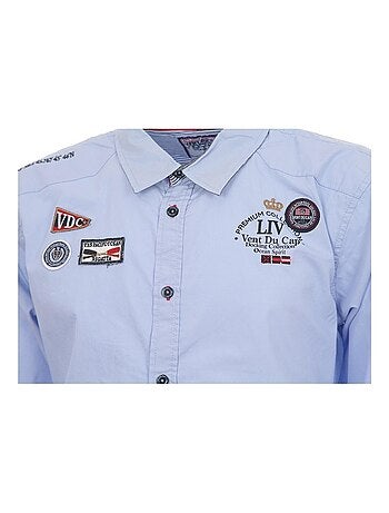 Chemise manches longues garçon ECLANVER - VENT DU CAP