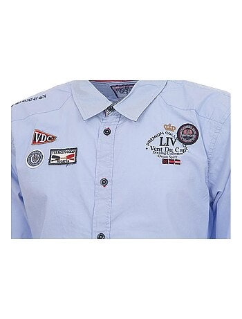 Chemise manches longues garçon ECLANVER - VENT DU CAP
