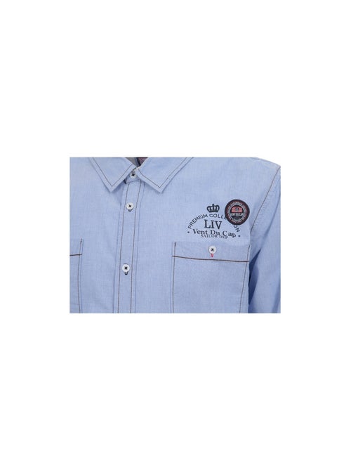 Chemise manches longues garçon ECLOUDS - VENT DU CAP - Kiabi