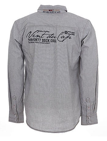 Chemise manches longues garçon ECLOUDS - VENT DU CAP