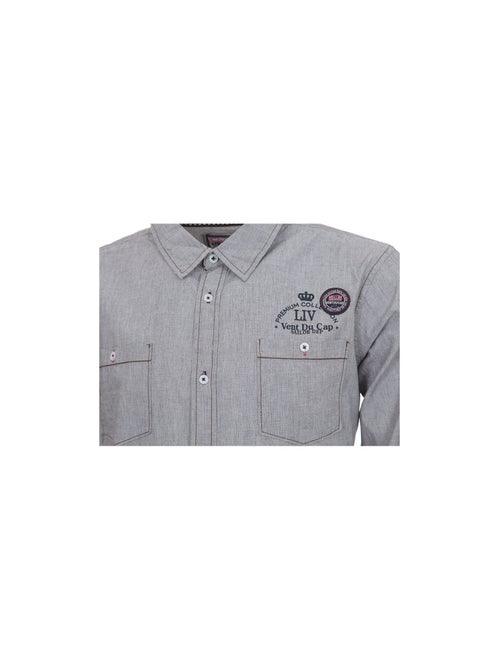 Chemise manches longues garçon ECLOUDS - VENT DU CAP - Kiabi