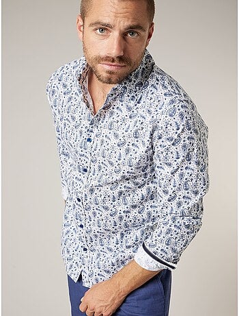 Chemise manches longues homme en coton
'Deeluxe'