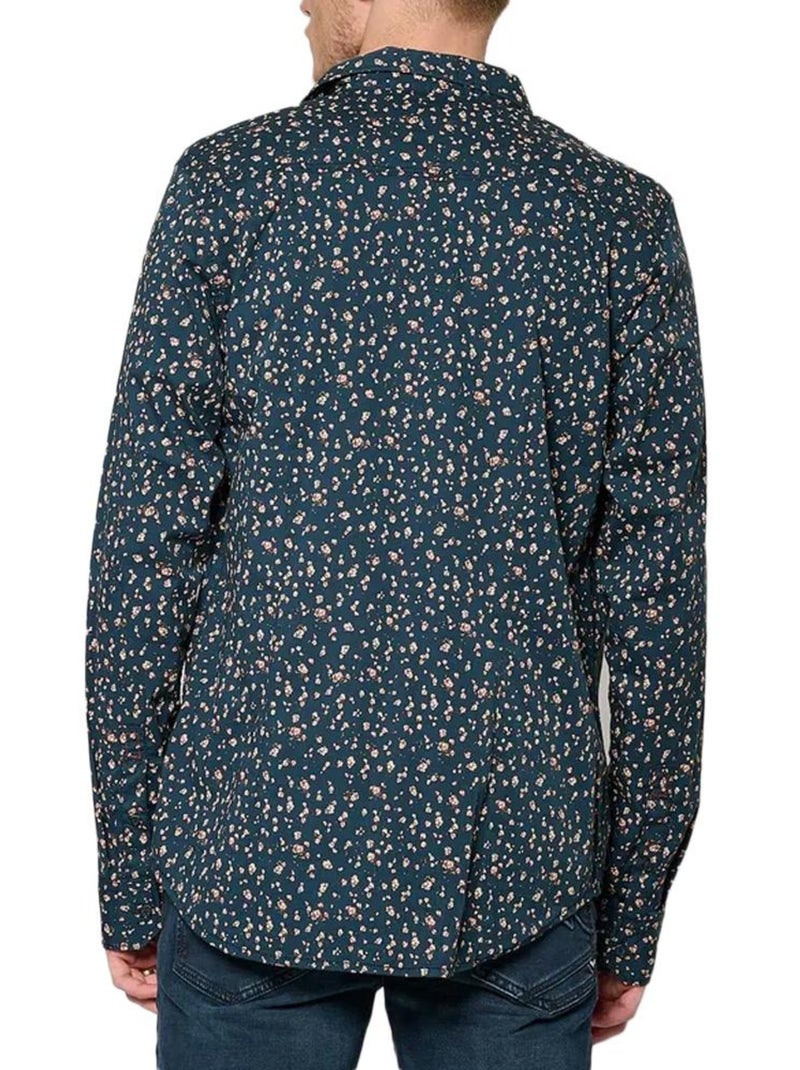 Chemise Manches Longues Homme Kaporal Bleu marine - Kiabi