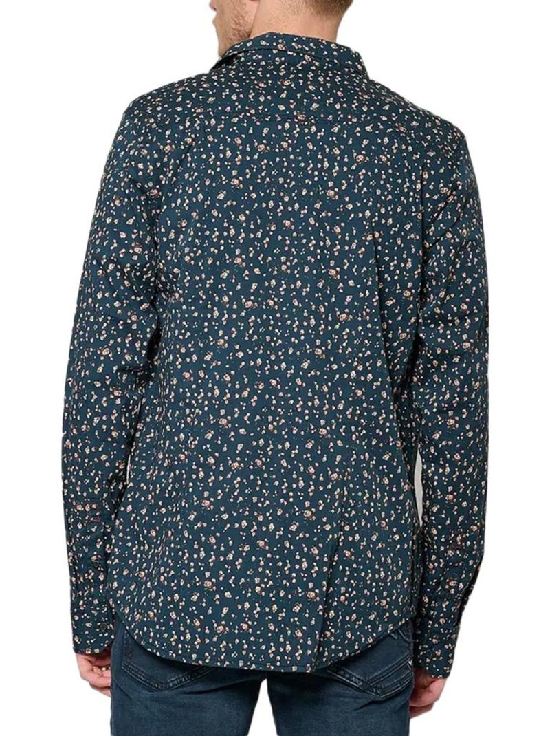 Chemise Manches Longues Homme Kaporal Bleu marine - Kiabi