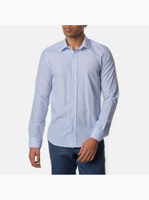 Chemise manches longues imprimée - Kiabi