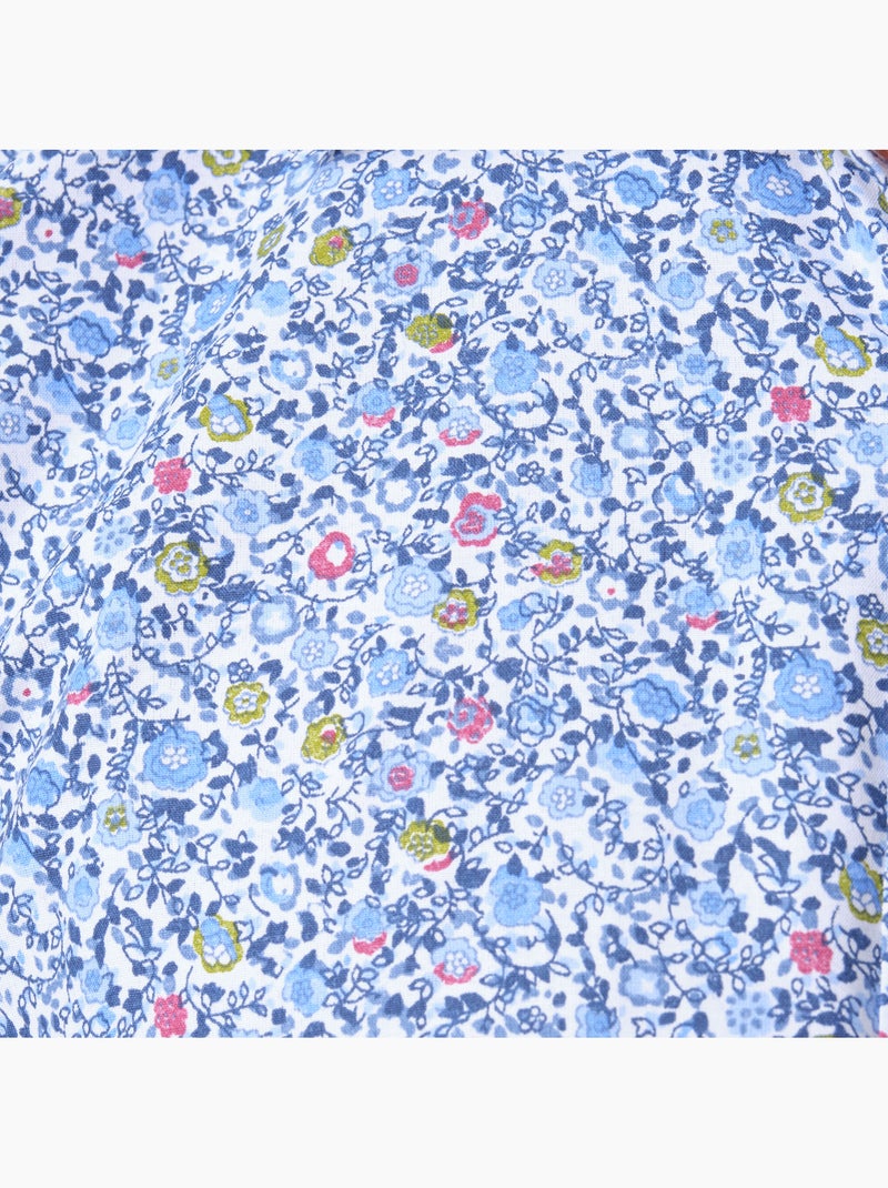 Chemise manches longues imprimée Bleu - Kiabi