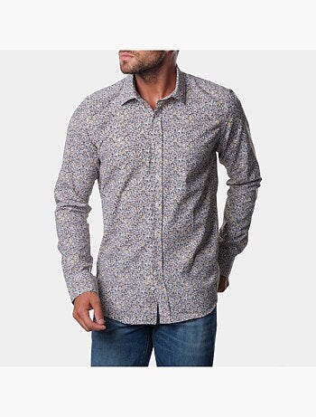 Chemise manches longues imprimée