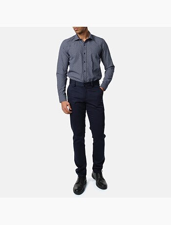 Chemise manches longues imprimée