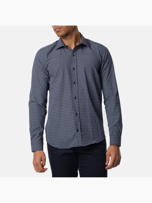 Chemise manches longues imprimée - Kiabi