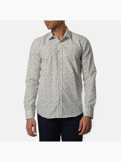 Chemise manches longues imprimée - Kiabi