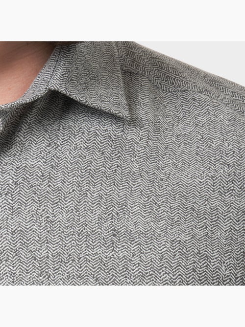 Chemise manches longues imprimée - Kiabi