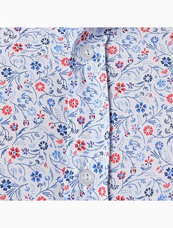 Chemise manches longues imprimée