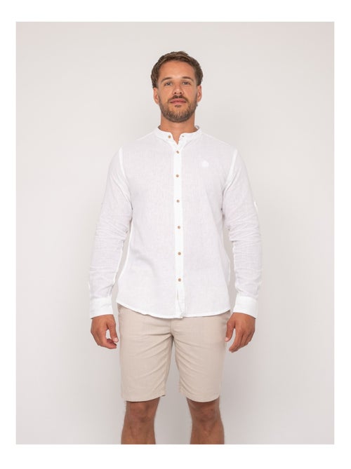Chemise manches longues lin DUCHERO - Kiabi