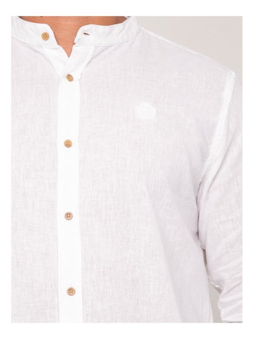 Chemise manches longues lin DUCHERO - Kiabi