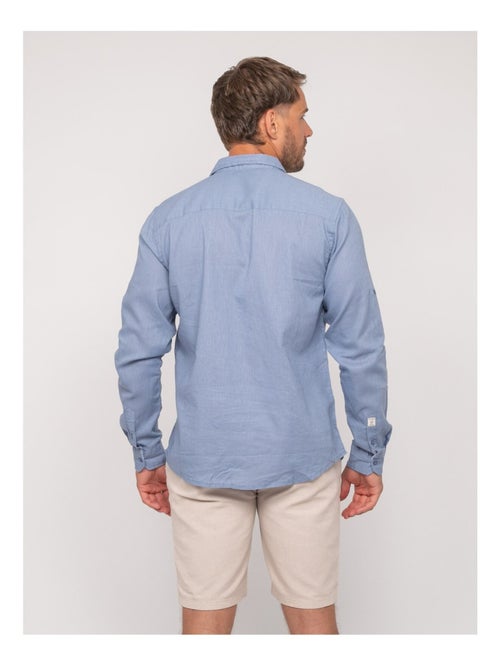 Chemise manches longues lin DUMOLAK - Kiabi
