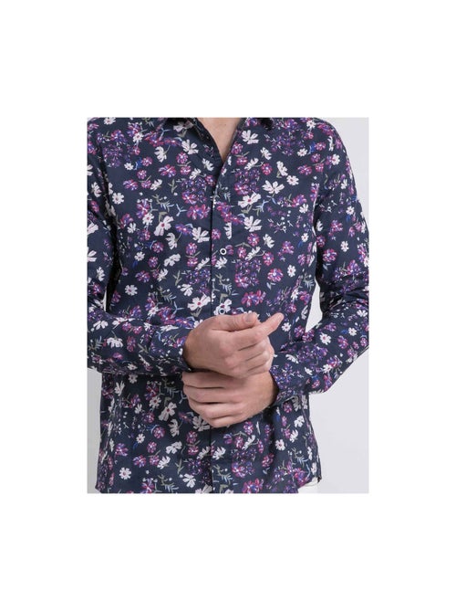 Chemise manches longues motifs DULOIC - Kiabi
