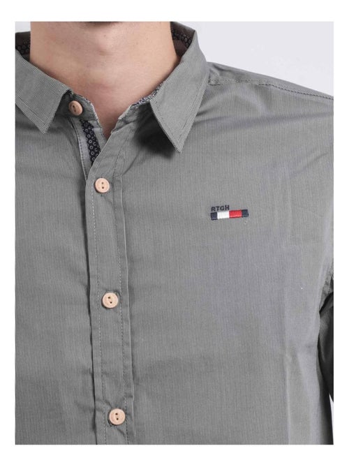 Chemise manches longues motifs TAMOX - Kiabi