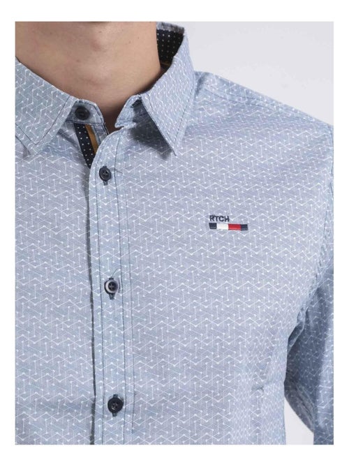 Chemise manches longues motifs TERALIX - Kiabi