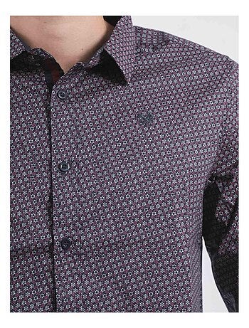 Chemise manches longues motifs trixi