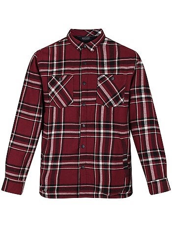 Chemise manches longues motif/style à carreaux thamos - regatta