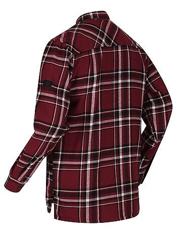 Chemise manches longues motif/style à carreaux thamos - regatta