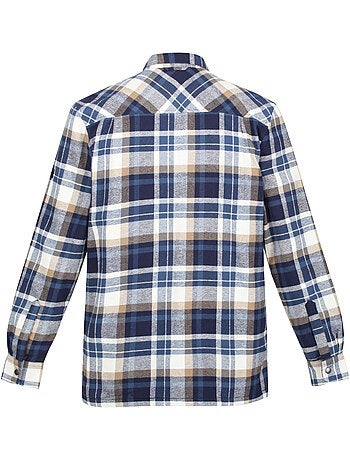 Chemise manches longues motif/style à carreaux thamos - regatta