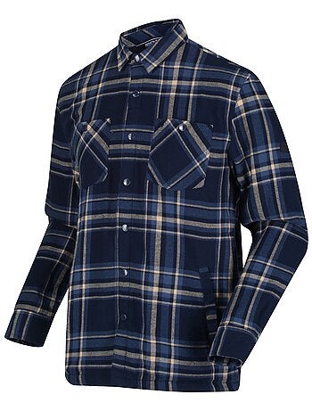 Chemise manches longues motif/style à carreaux thamos - regatta