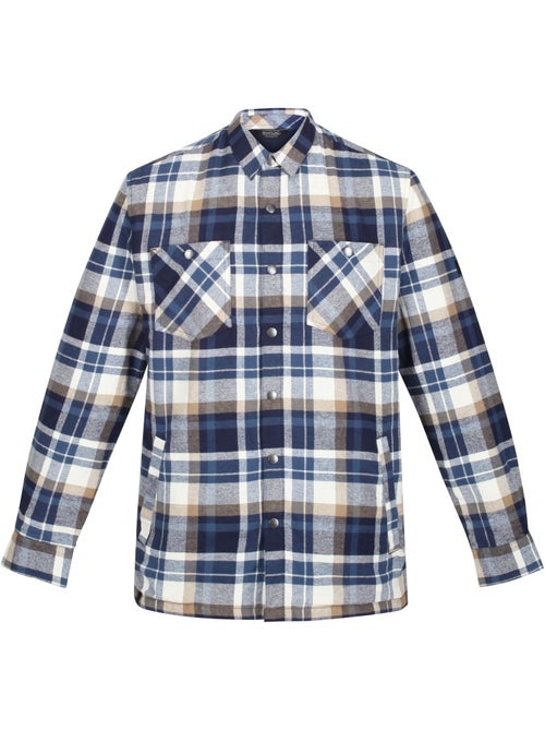 Chemise manches longues motif/style à carreaux thamos - regatta - Kiabi