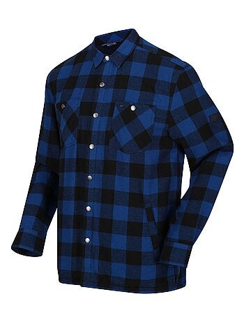 Chemise manches longues motif/style à carreaux thamos - regatta