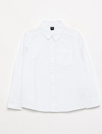 Chemise manches longues oxford