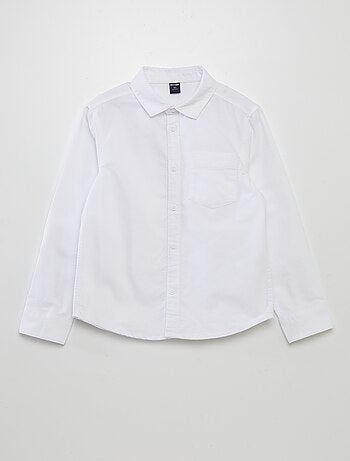 Chemise manches longues oxford