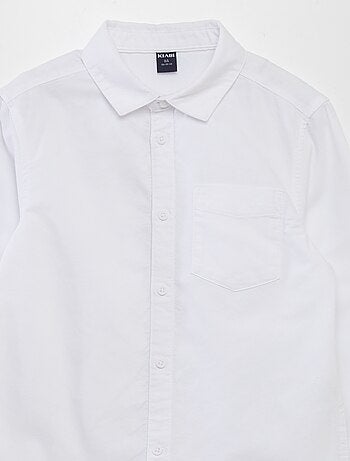 Chemise manches longues oxford