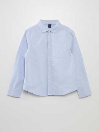 Chemise manches longues oxford