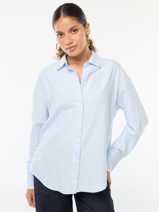 Chemise manches longues oxford