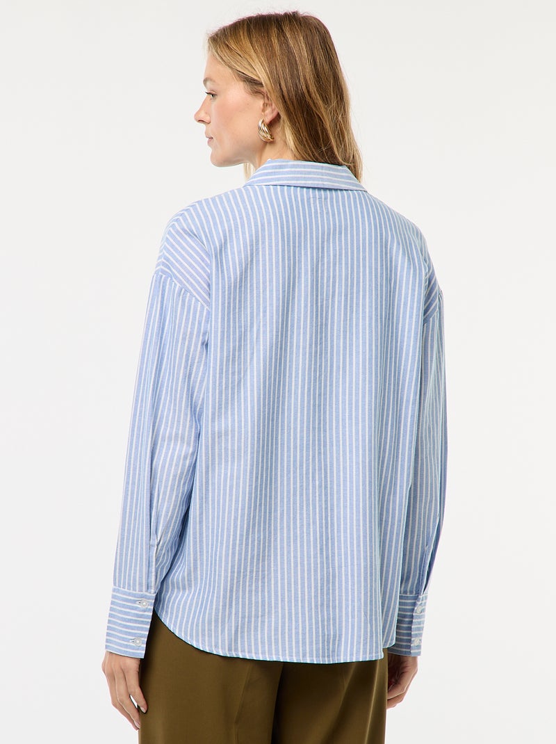 T-shirt Manches Longues Oxford Brookes University - Coton Doux Vert