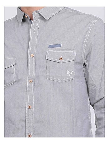 Chemise manches longues pur coton TELWIS