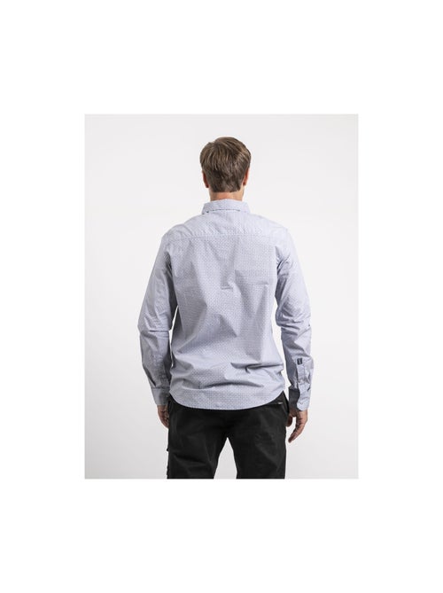 Chemise manches longues pur coton TIVAMOR - Kiabi